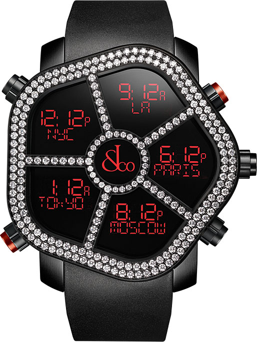 (image for) Jacob & Co GHOST TWO ROW WHITE DIAMOND BEZEL 300.100.11.RU.PB.4NS watch for sale